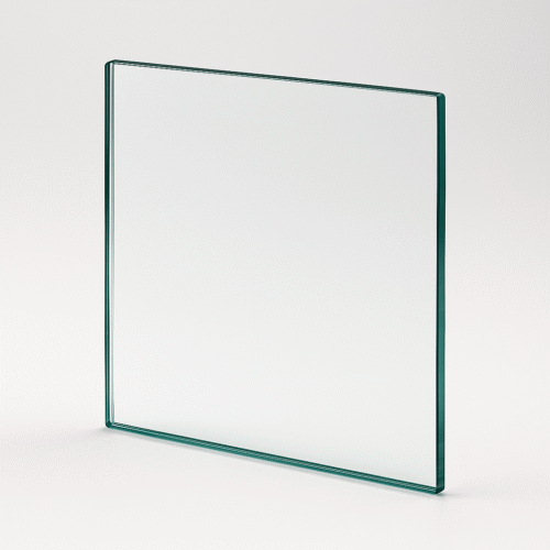 Templado incoloro cuadrado a medida