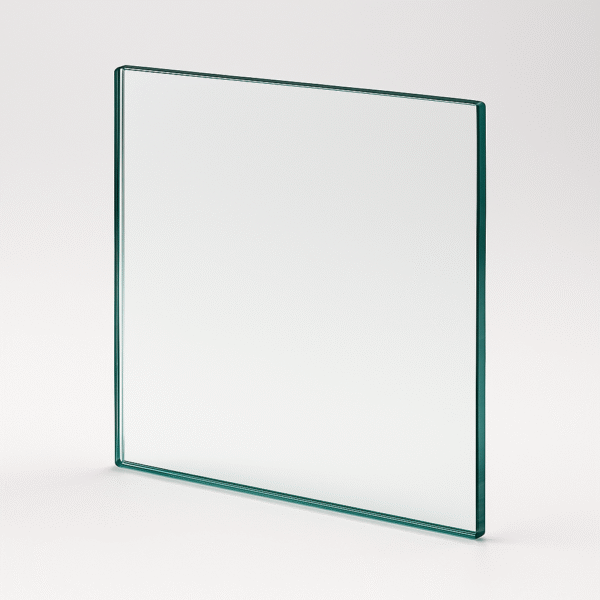 Templado incoloro cuadrado a medida